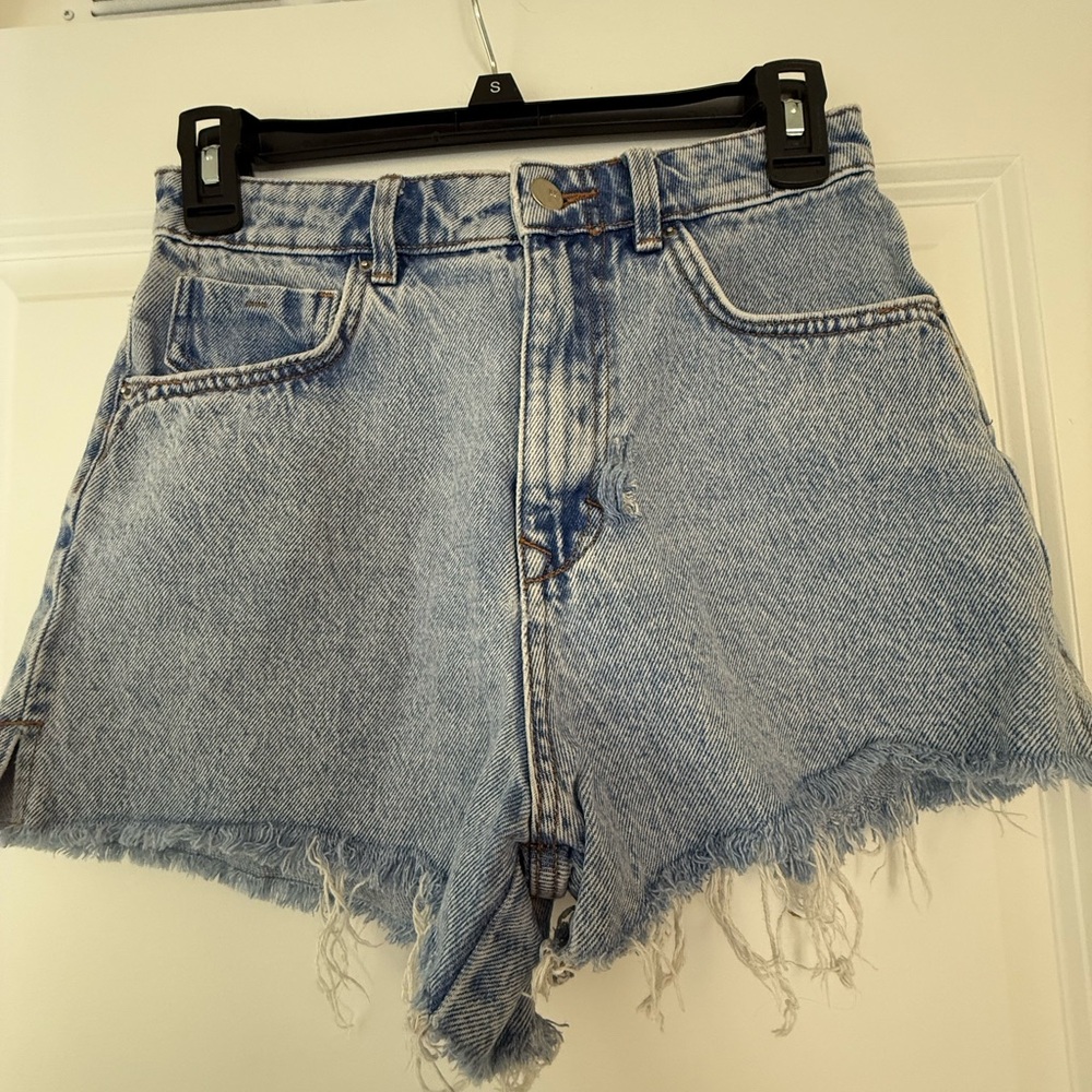 Zara Denim Blue Women's Shorts